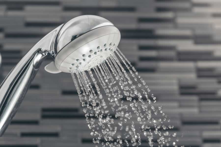 clean shower head