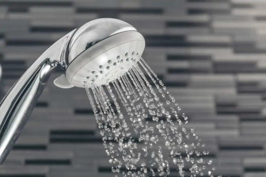 clean shower head